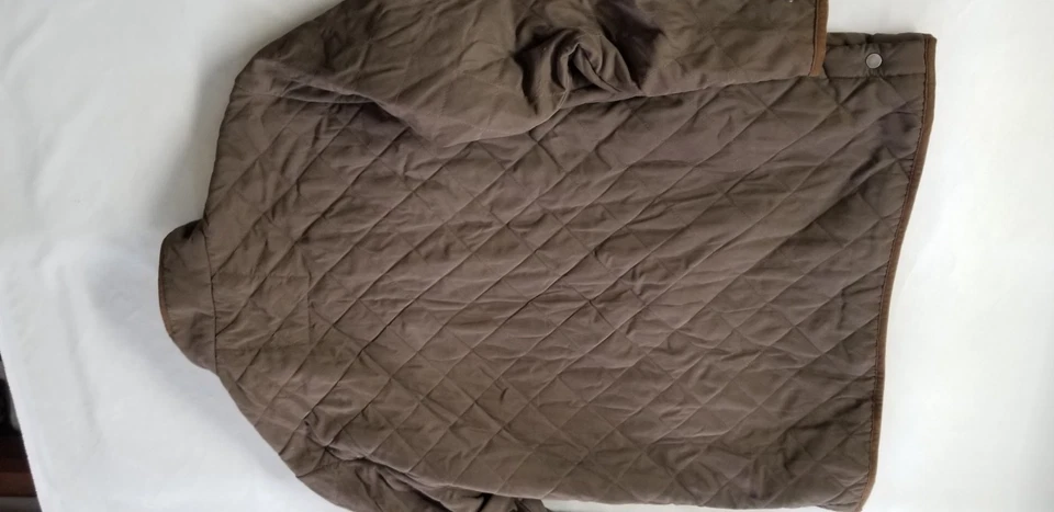 Abrigo Chaqueta PETER MILLAR Hombre Térmico Polar Aislado Cremallera Completa - Talla XL Marrón Foto 3 de 4