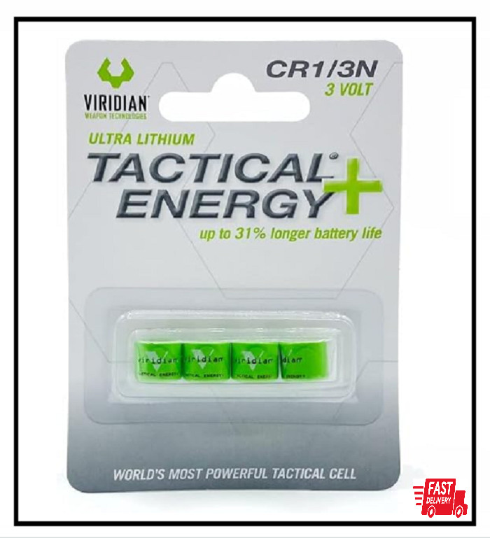 Viridian CR1/3N 3V Lithium Battery Pack of 4