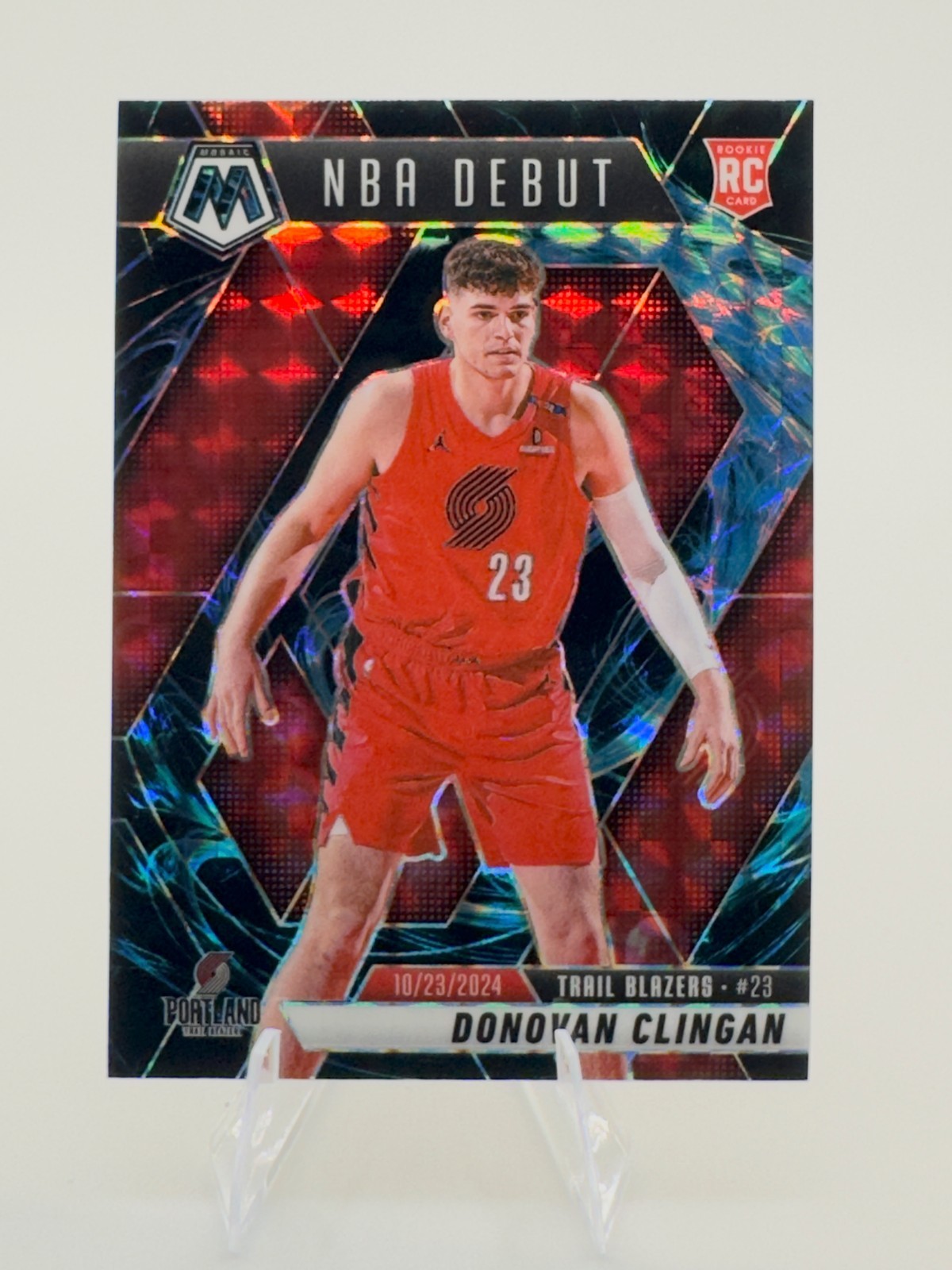2024-25 Panini Mosaic Donovan Clingan NBA Debut Genesis (RC) #261 SSP