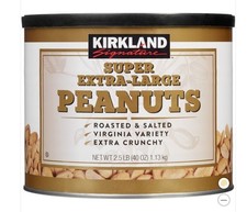 Kirkland Signature Super Extra-Large Peanuts, 2.5 lbs