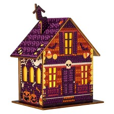 Diamond Art Club Pumpkin Glow Manor Diamond Painting