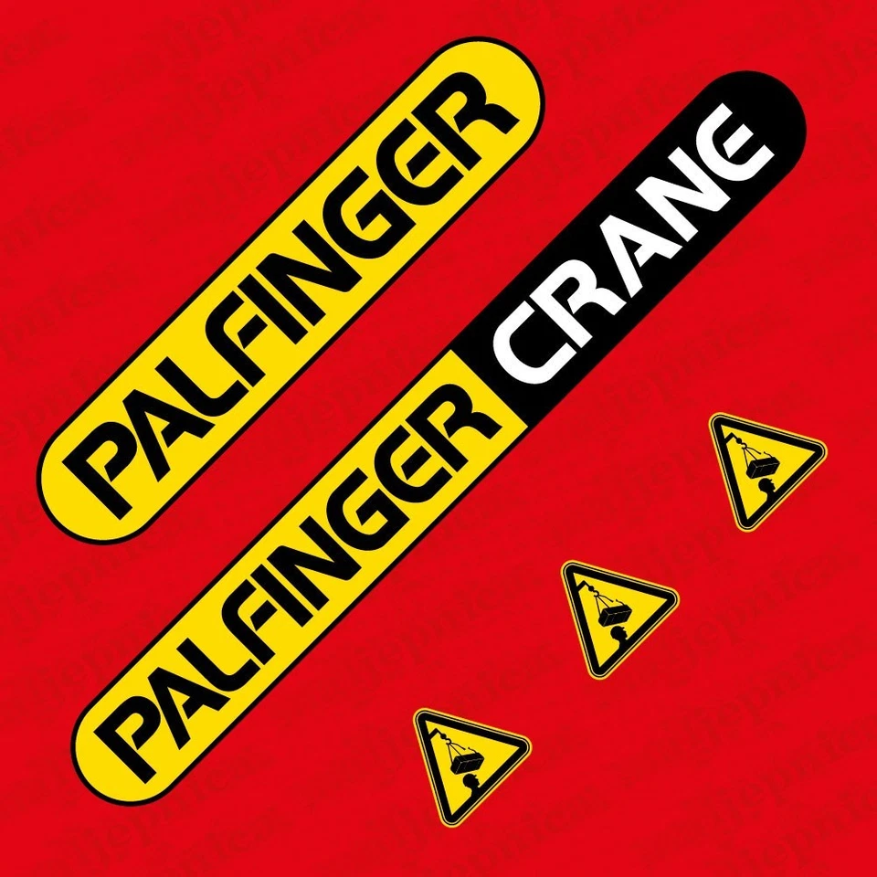 Ersatz Aufkleber Set passend fuer Palfinger PK Kran Schriftzug Aufkleber - Bild 1 von 2