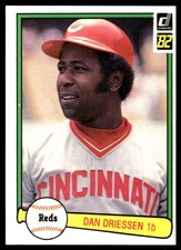 Dan Driessen 1982 Donruss #248 Reds MLB READ FREE SHIPPING AutographDen