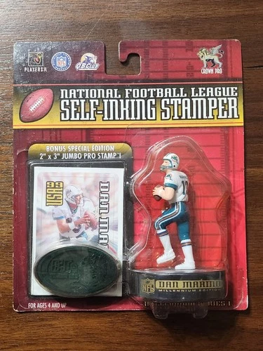 NFL Self-Inking Stamper  DAN MARINO 13  MIAMI DOLPHINS  NEW USA 99 QB Club