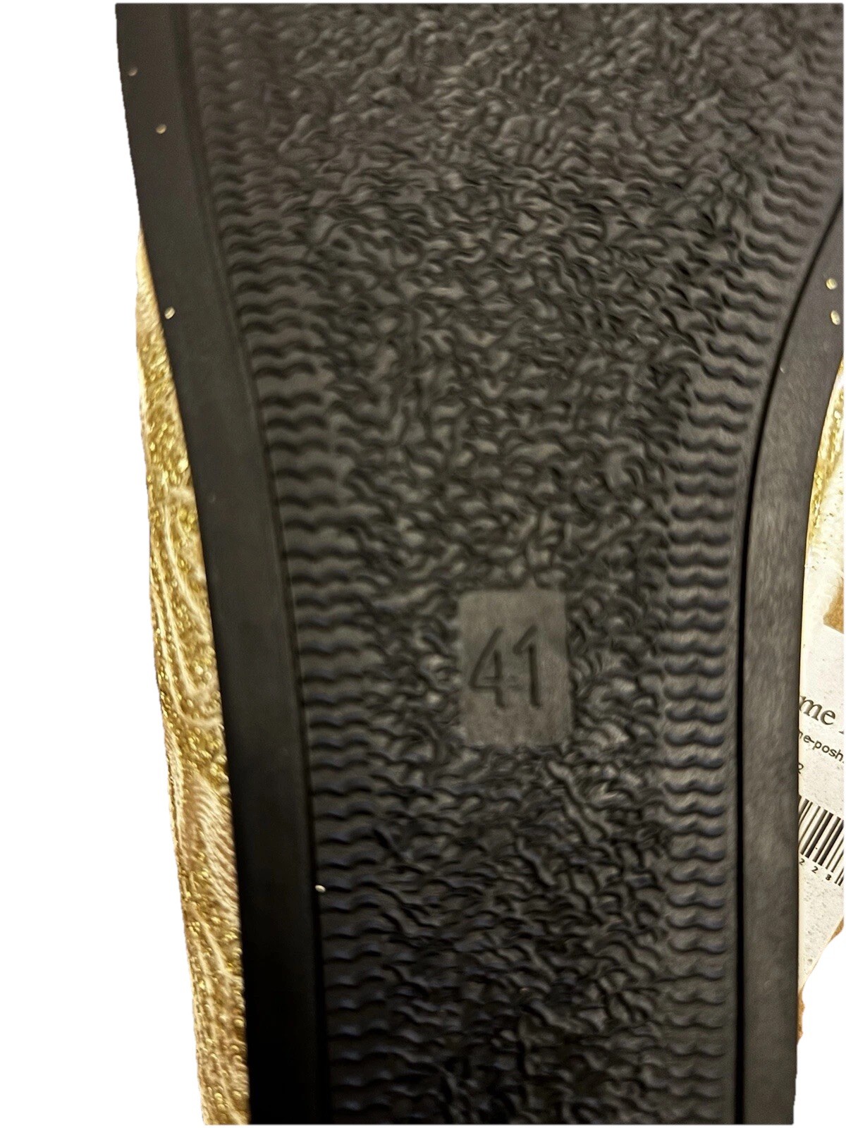 PANTOFOLA D’ORO Pantofole donna nuove sigillate EU41 UK8 "Madam Posh" Wegde oro molto comode