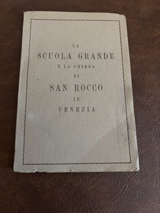 1953 Guide La Scuola Grande E La Chiesa Di San Rocco Venice Italy 30 PHOTOS 