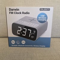 MAJORITY Darwin alarm clock radio. New, boxed, unopened!