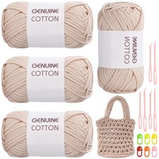 Vielseitiges Häkeln Wolle 200g - Hochwertige Baumwolle für Geschenke und mehr