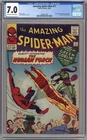 AMAZING SPIDER-MAN #17 CGC 7.0 OFF-WHITE TO WHITE PAGES MARVEL COMICS 1964