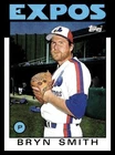 1986 Bryn Smith #299 Baseball Card (Topps)