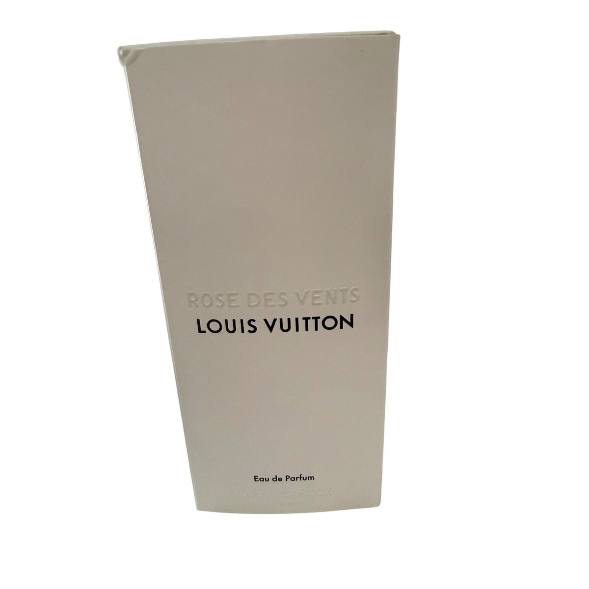 Louis Vuitton Rose des Vents Empty 100ml Perfume Bottle w/ Box & 2