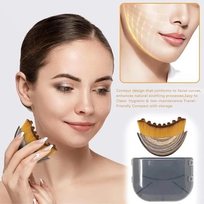 Lymphatic Contour Face Brush Lymphatic Drainage Massager for Face,Chin &Jawline