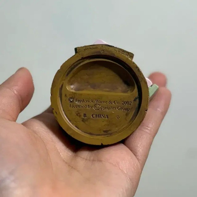 Peter Rabbit Nurse Figurine - Adorable Baby Rabbit Holding Tea