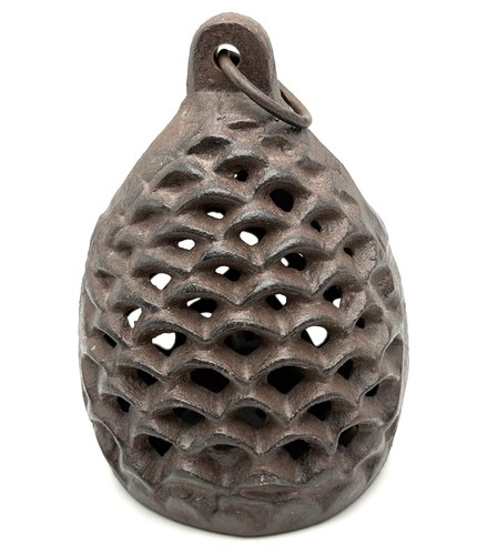 Cast Iron Pinecone Tea Light Votive Candle Holder Rustic Cabin Table Decor 5”