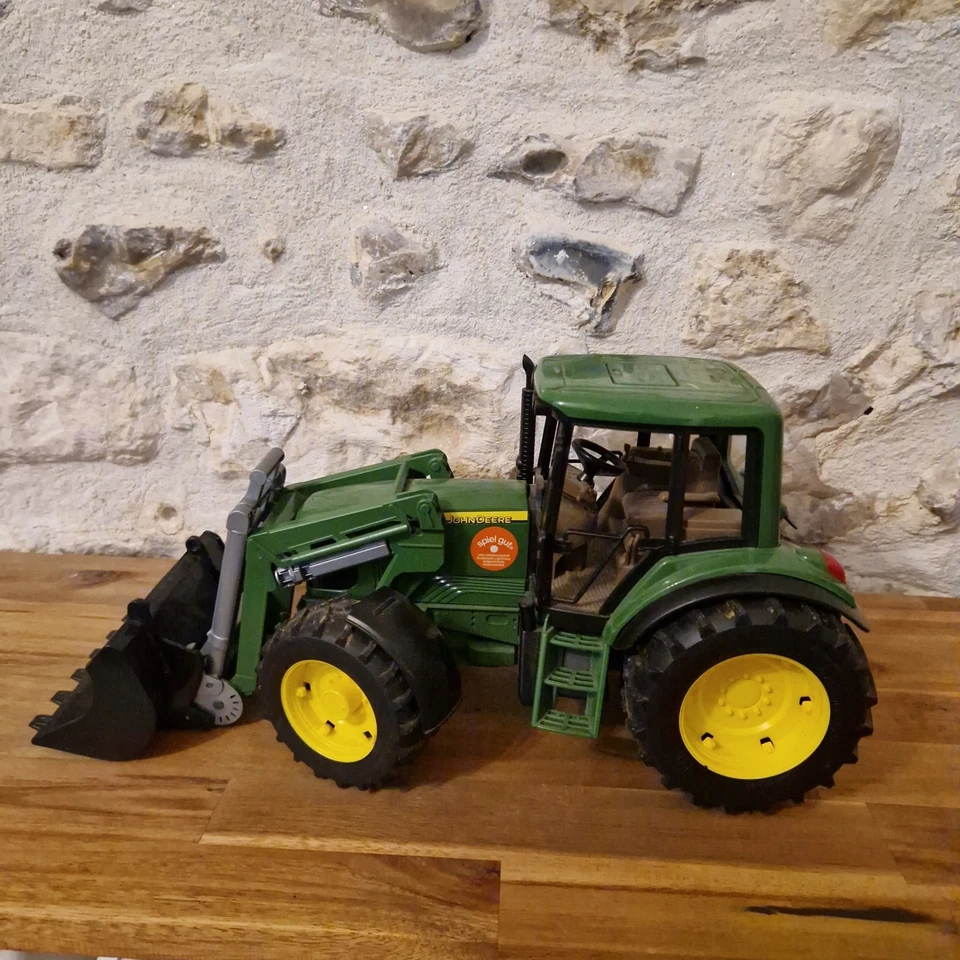 TRACTEUR JOHN DEERE 6920 + REMORQUE LE1050 BRUDER 01134 1/16 1:16 PROFI - Photo 4/4