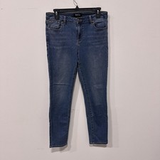 Buffalo David Bitton Pursuit Mid Rise Skinny Jeans Womens 8/29 Blue 28 Inseam