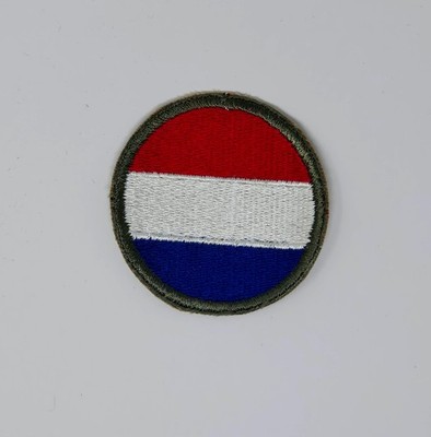 WWII US Army Netherlands Holland Nationality Patch Red White Blue SSI Occupation