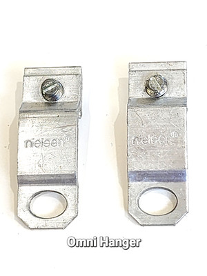 Omni Hanger, Metal Aluminum Frame Hardware, Genuine Nielsen  Brand, 10 Pack
