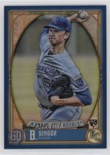 2021 Topps Gypsy Queen Box Topper Chrome Indigo Refractor /150 Brady Singer 0us8