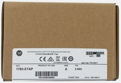 New Sealed Allen Bradley 1783-ETAP / A Embedded Switch 3 Port Ethernet/IP Module
