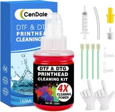 Upgraded DTF Cleaning Kit - 150ML Printer 150ML, Red 