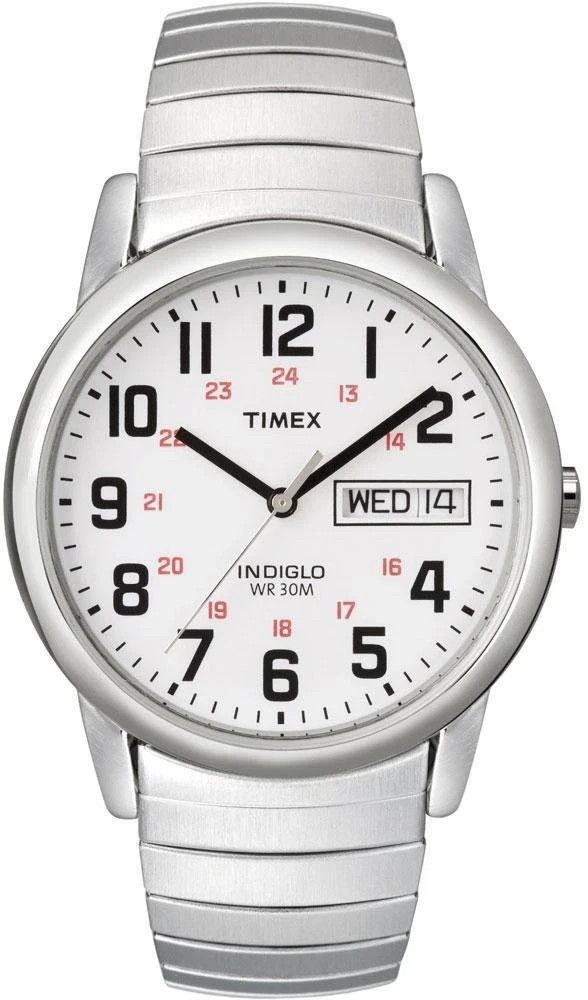 Timex T20461 Easy Reader, Men's Silver-tone Expansion Watch