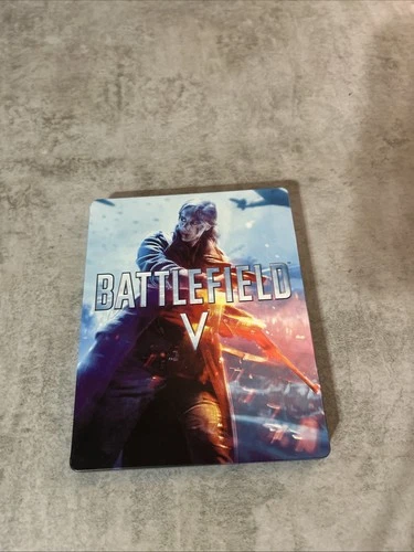 Battlefield V 5 SteelBook Edition Case Only Very Nice Condition Xbox PlayStation