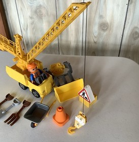 Lego Duplo Dump Truck & Construction Workers Replacement 10  Pieces, Make Offer