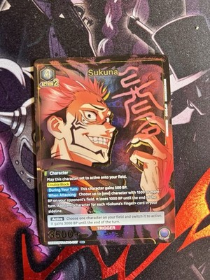 Union Arena Sukuna Character TRIGGER 3500 BP Cost 4 UEX02BT/JJK-2-007 EN