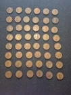 48 Vintage 1910 Lincoln Wheat Penny Coin Collection