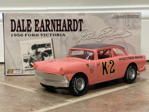 1956 Dale Earnhardt K2 K-2 Ford Victoria Pink W/ Purple Roof NASCAR Action 1/24 - Picture 1 of 17