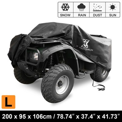 79inch L Size Quad ATV Cover 4 Wheeler Protector Waterproof w/ anti-UV Coating
