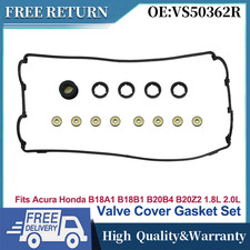 New Valve Cover Gasket Set Vs50362r For Acura Integra 1.8l B18b1 Dohc Oe New Valve Cover Gasket Set Vs50362r For Acura Integra 1.8l B18b1 Dohc Oe
