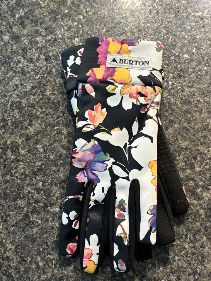 Burton Gloves Youth Size M Touch and Go Winter Snow Ski Floral New without Tags - Image 4 of 4