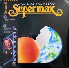 Supermax ‎– World Of Tomorrow LP 1990/2025 MINT OBI INSERT