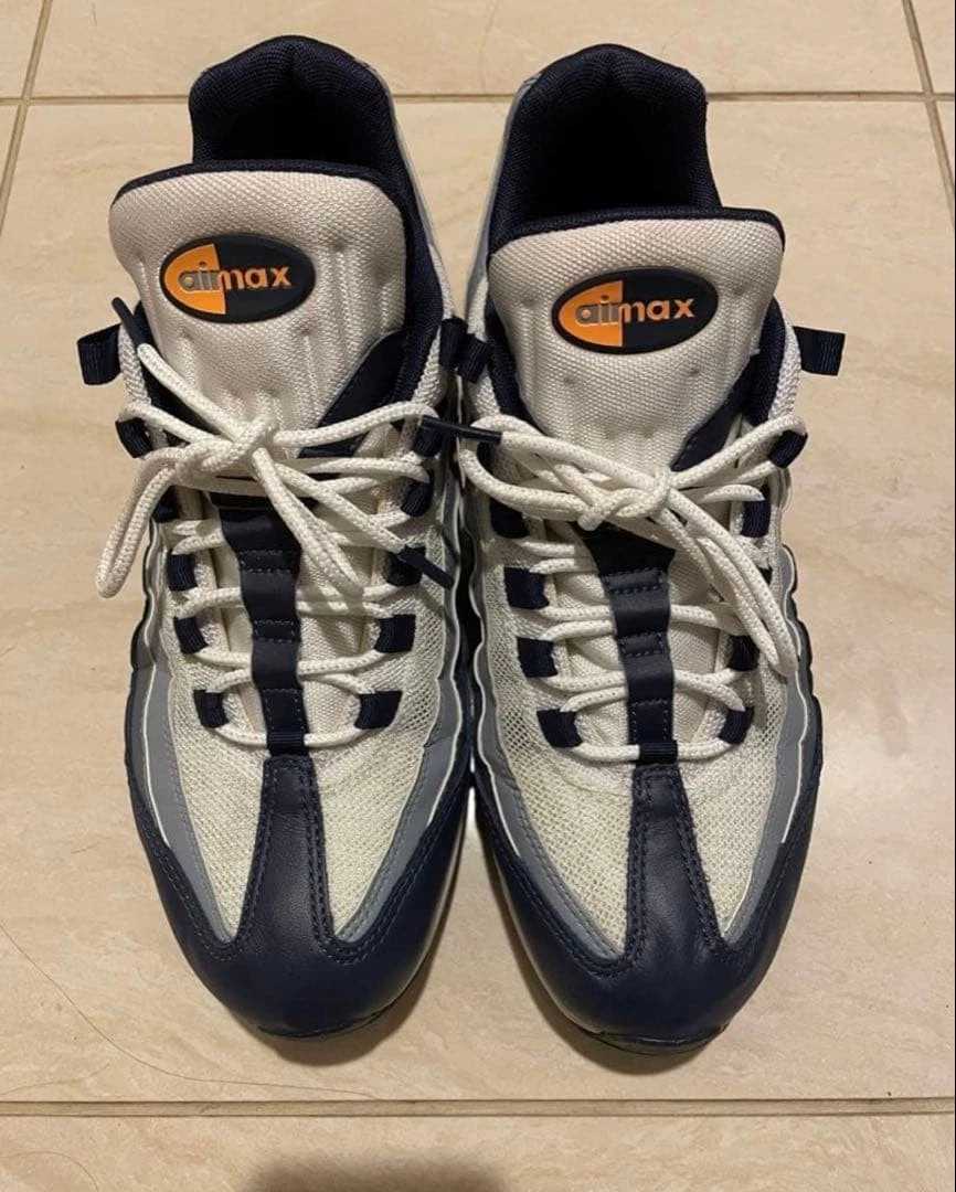 Preços baixos em Nike Air Max 95 SE Navy Orange | eBay