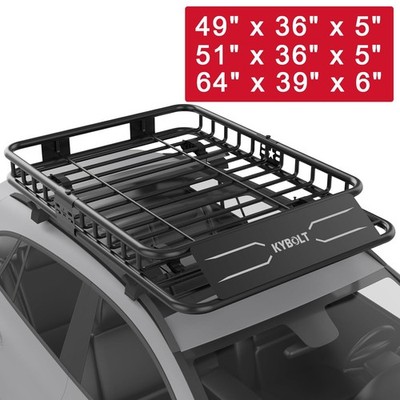 Universal Roof Rack Basket Rooftop Cargo Carrier Car Top Luggage Holder 200lbs