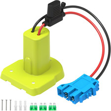 For Power Wheel Battery Adapter, Compatible with Ryobi 18V Battery, with Wire Ha