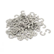 100pcs 304 Stainless Steel Fastener External Retaining Ring E-Clip Circlip 3mm