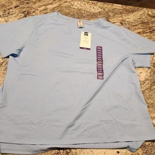Member's Mark Women's Light Blue Active Tee, Size XXL. NWT