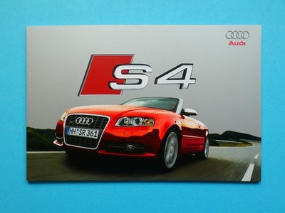 Brochure / Catalogue / Brochure - Audi S4 (B7) - Cabriolet / Convertible - 09/06