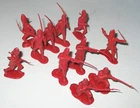 Marx 1950s American Revolutionary War British Soldiers Lot One