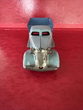 1930  s Wyandotte Pressed Steel 6  Dump Truck Light/dark Blue. All Original