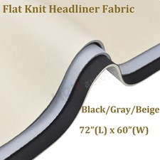 72"x60" Flat Kit Headliner Fabric Foam Backed for Car Roof Liner Upholstery