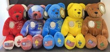 Orig Collectible Quarter Bears Arkansas, Wyoming, Texas, Indiana, Idaho