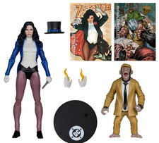 PRE-SALE   Zatanna & Det. Chimp   McFarlane Collector Edition   Platinum Chase