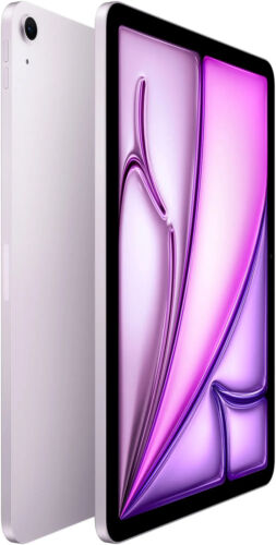 Apple iPad Air 13 inch M2 Chip 128gb - Wi-Fi + Cellular Purple - 2024 -Brand New - Picture 2 of 3