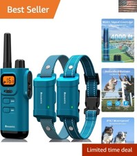 Lightweight Remote Dog Training Collar - 3 Modes, 4000ft Range, Waterproof