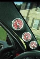 Triple A-pillar Pod Custom 2004-2006 Gto 040506 Gauge Pod Pontac Gto