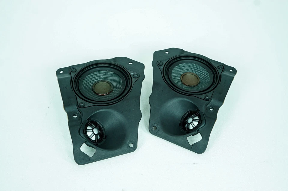 09-15 BMW 750i xDrive OEM Cubierta Trasera Estante Izquierdo y Derecho Audio Altavoces Caja 5112 Foto 3 de 4